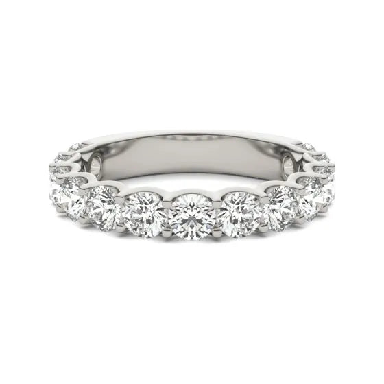 2 1/15 CTW Round Lab Grown Diamond Ring 14K White Gold (G-VS)