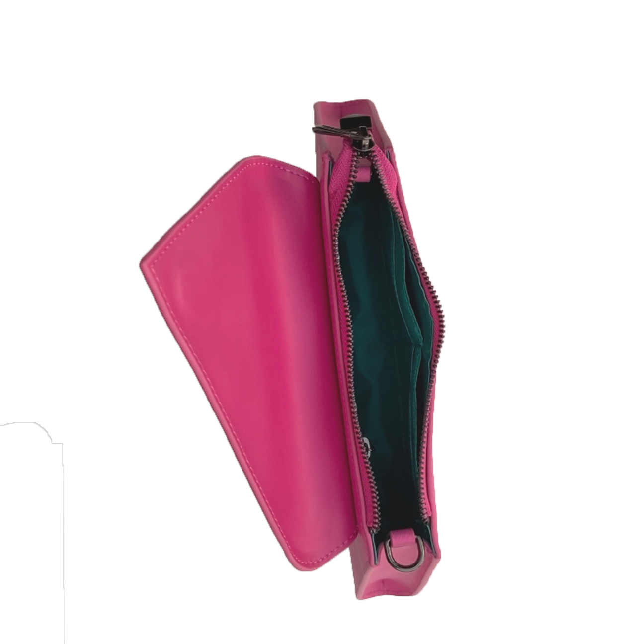 SUSU Hot Pink Purse Leather Clutch Bag Crossbody Evening Purse Unique Women's Handbag