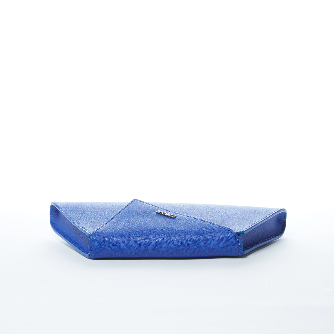 SUSU Leather Clutch Bag Evening Purse Cobalt Blue Unique Women's Handbag