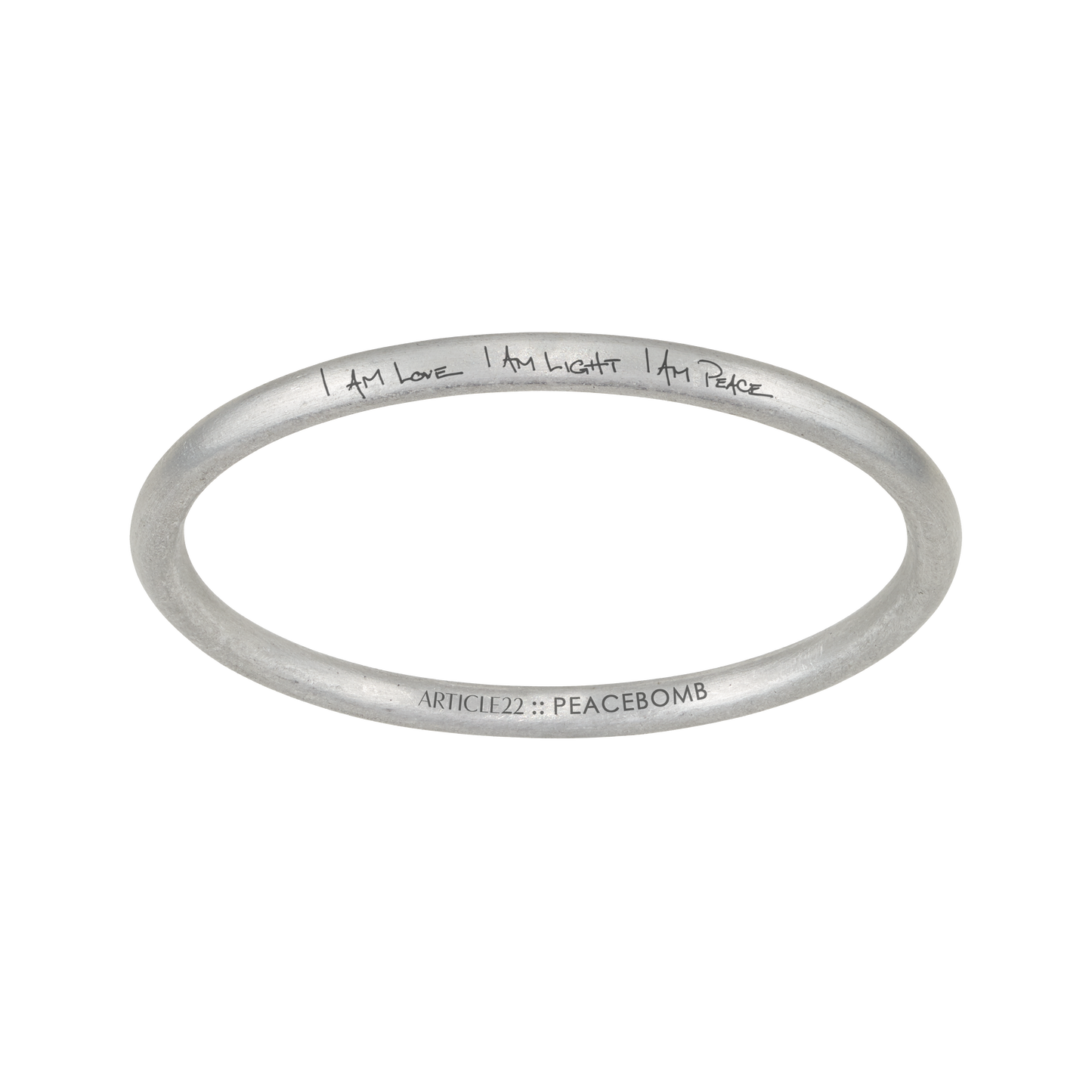 SET - FRUIT OF LIFE NECKLACE 14K + I AM LOVE I AM LIGHT I AM PEACE BANGLE (SAVE $65)