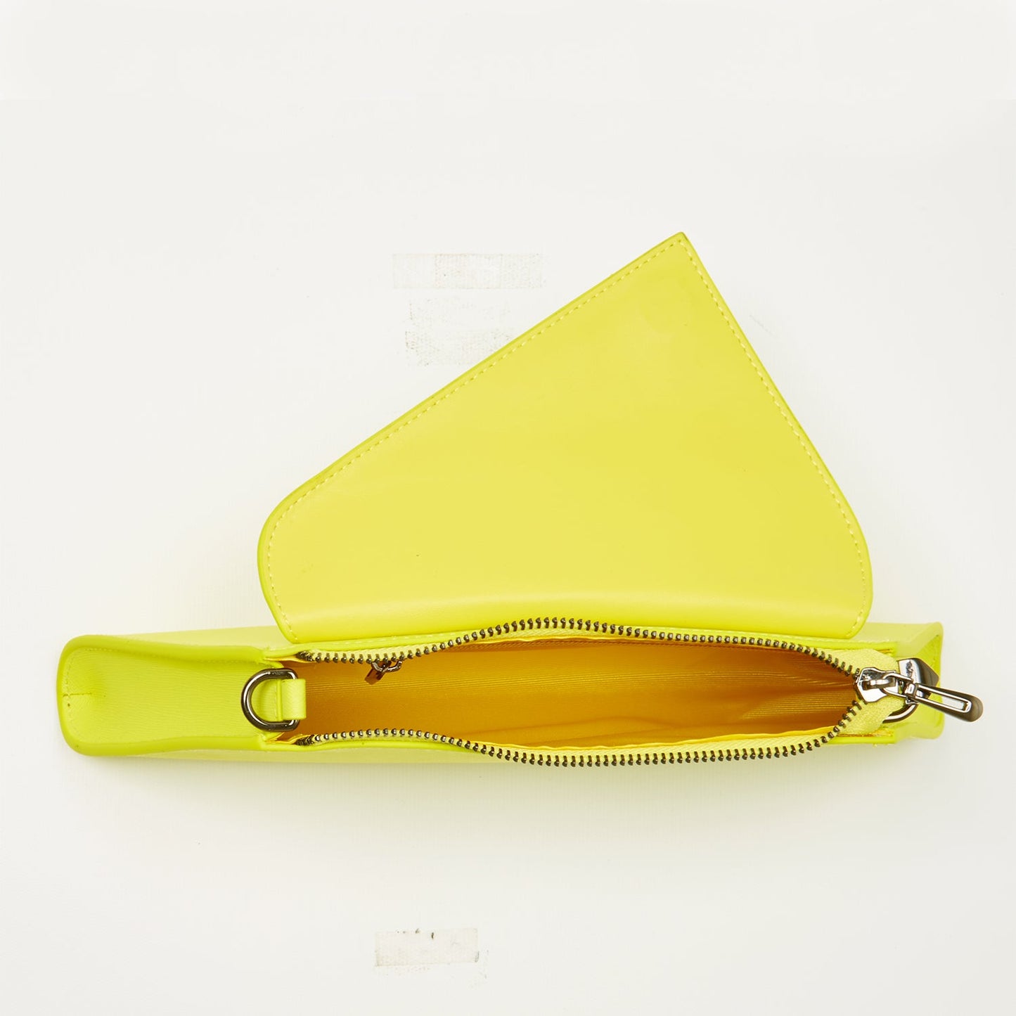 SUSU Yellow Purse Leather Clutch Bag Unique Evening Purse Women's Handbag