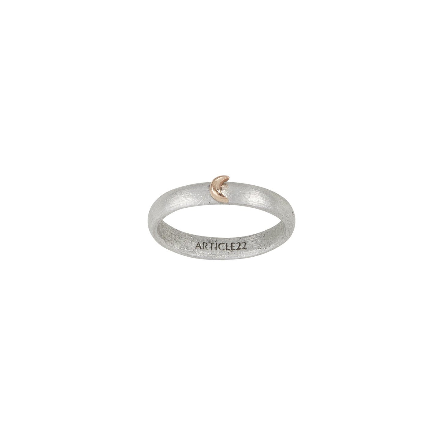 COSMOS MOON STAR EYE RING 14K GOLD - LAST CHANCE