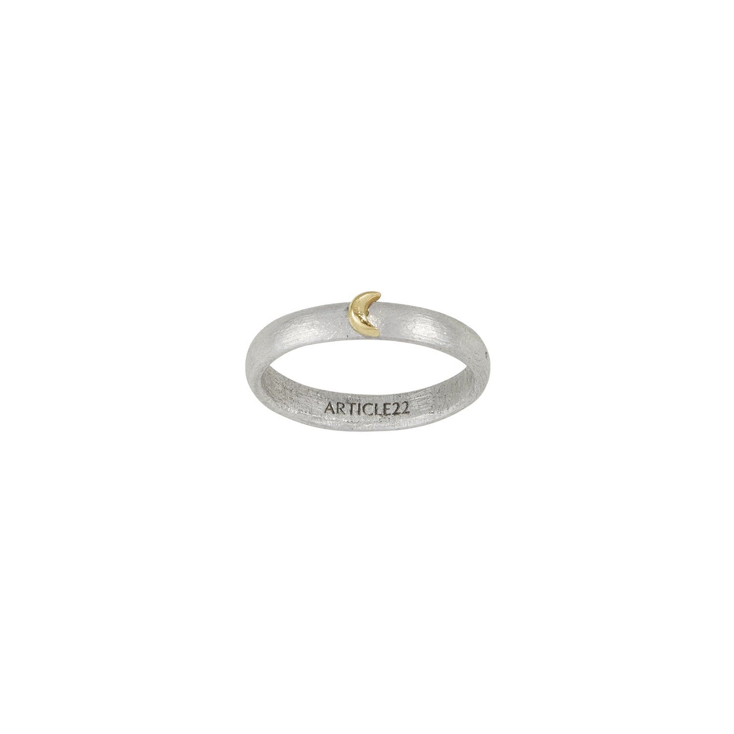 COSMOS MOON STAR EYE RING 14K GOLD - LAST CHANCE