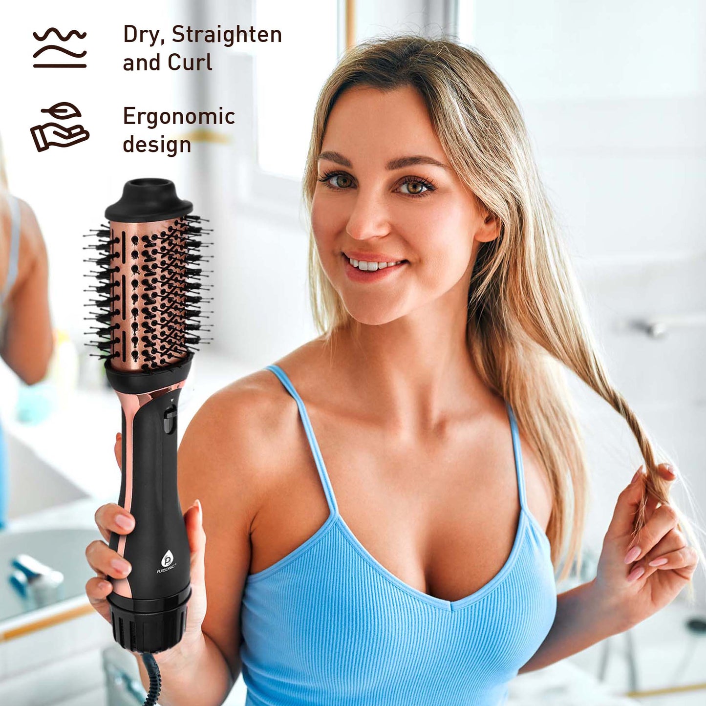Ultimate Self-Care Bundle – Ice Cube Facial Roller, Pursonic Cleansing Brush, Hot Air Blower Brush & More!