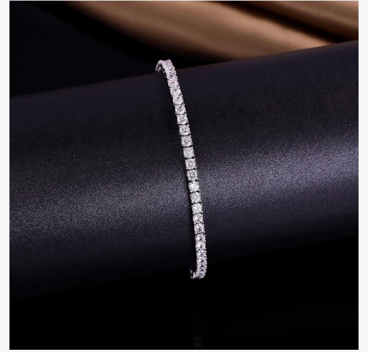 4.00 CTW AGI Certified Lab-Grown Diamond (G/VS) Tennis Bracelet in Choice of 14K Yellow or 14k White Gold