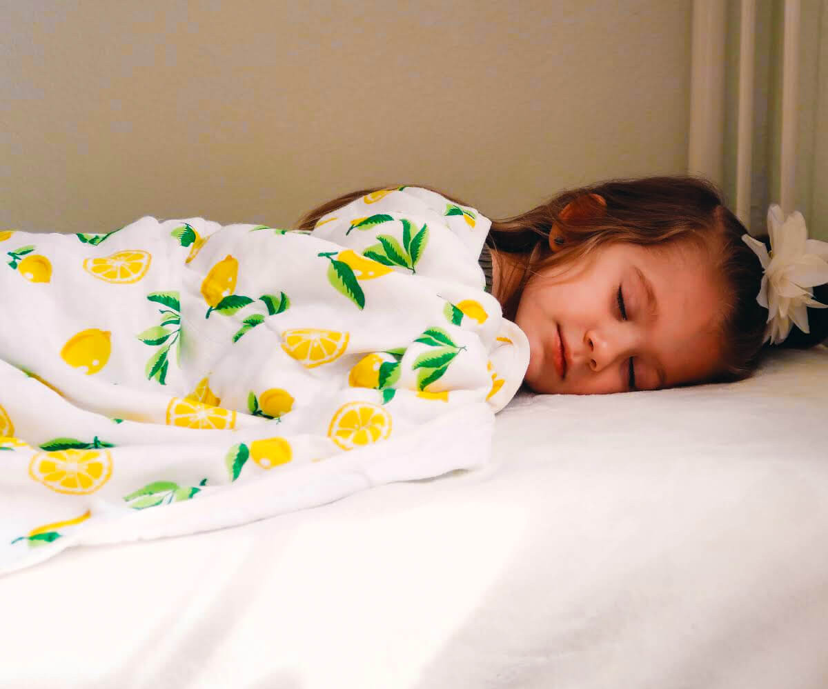 4 Layer Muslin Quilt, Lemon Print