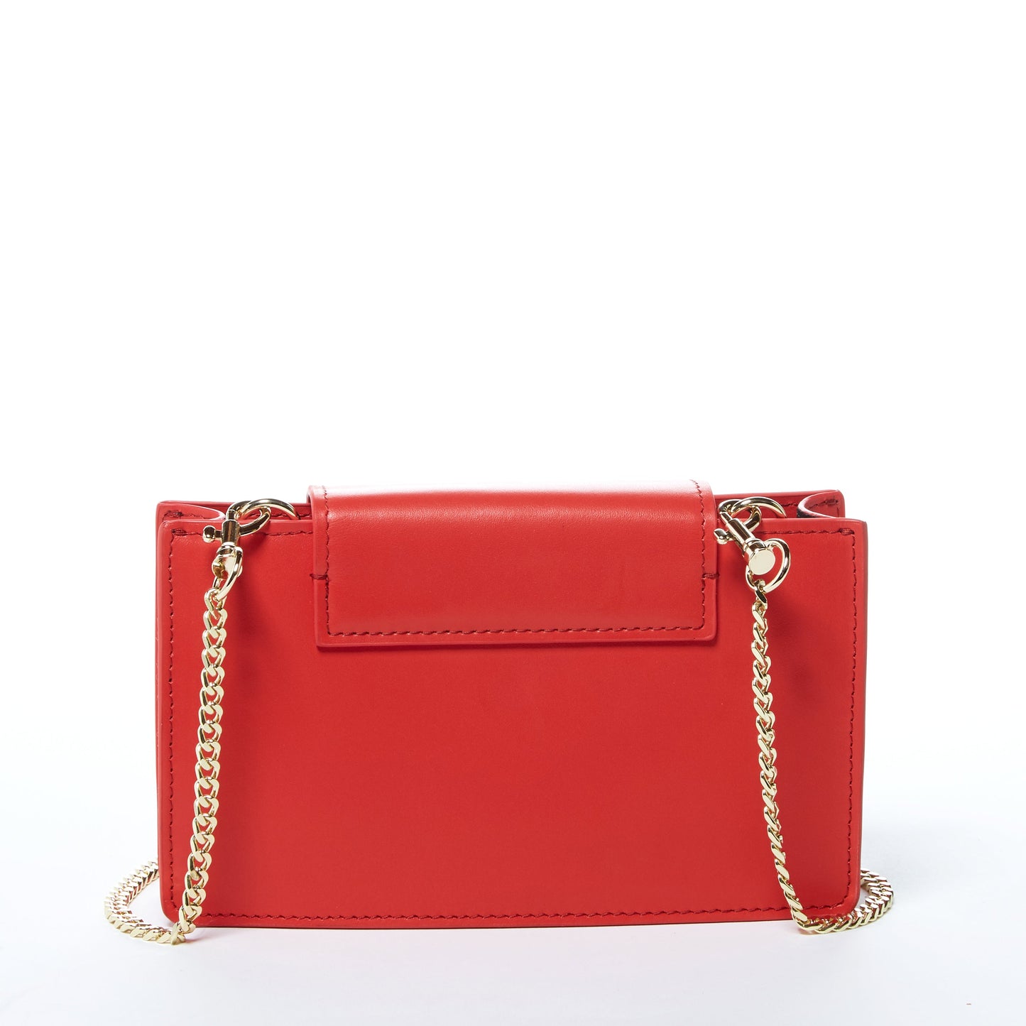 SUSU Mini Crossbody Bag Small Leather Red Purse Wristlet Women's Handbag