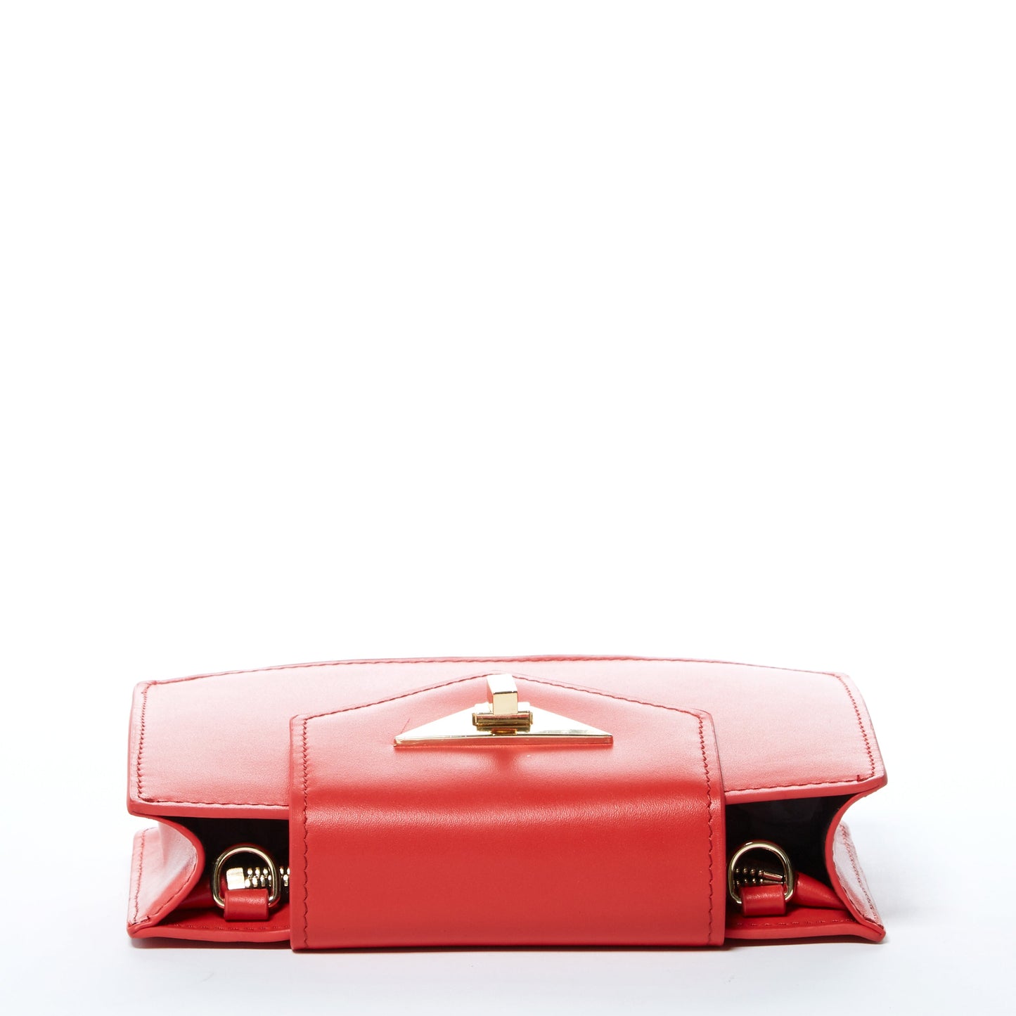 SUSU Mini Crossbody Bag Small Leather Red Purse Wristlet Women's Handbag