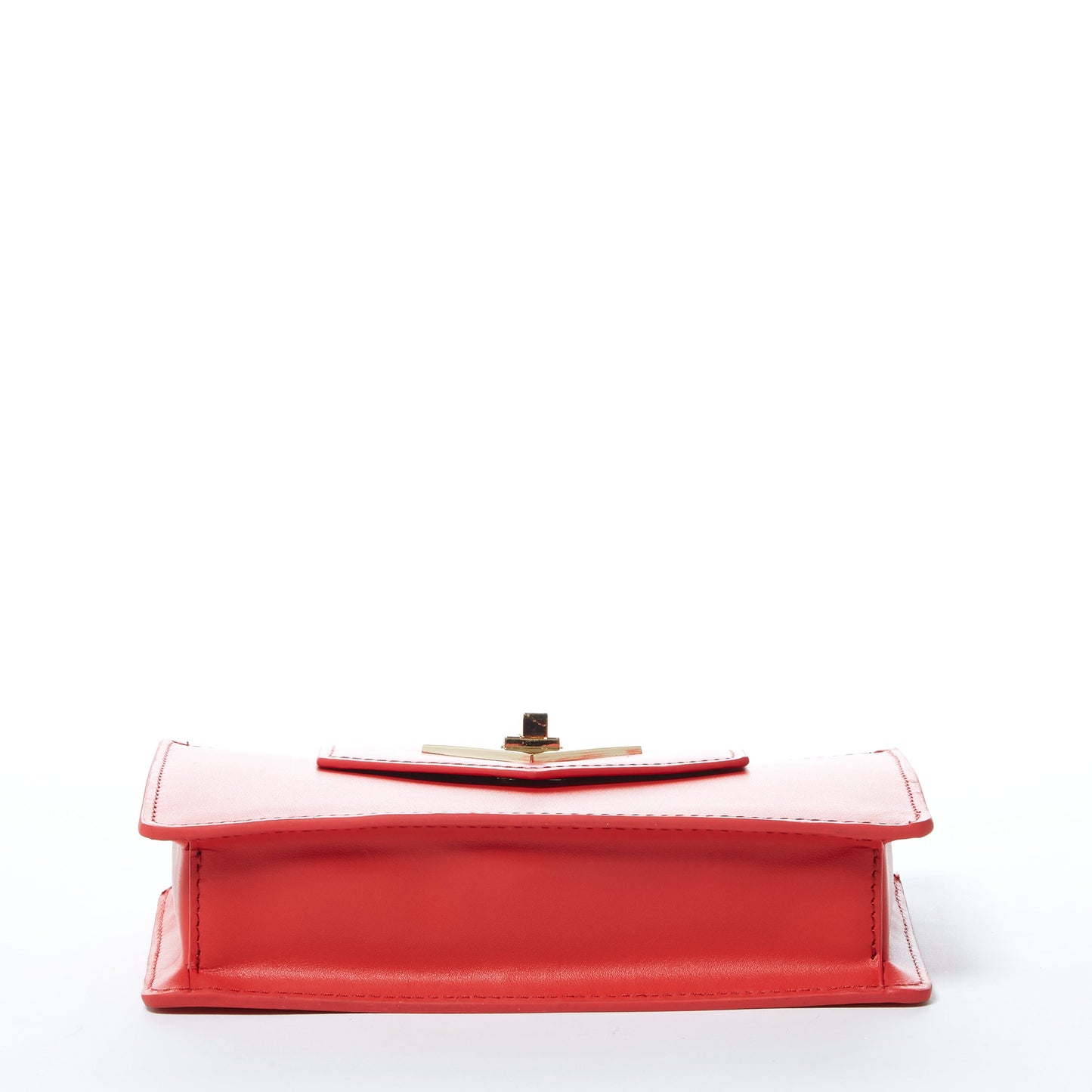 SUSU Mini Crossbody Bag Small Leather Red Purse Wristlet Women's Handbag