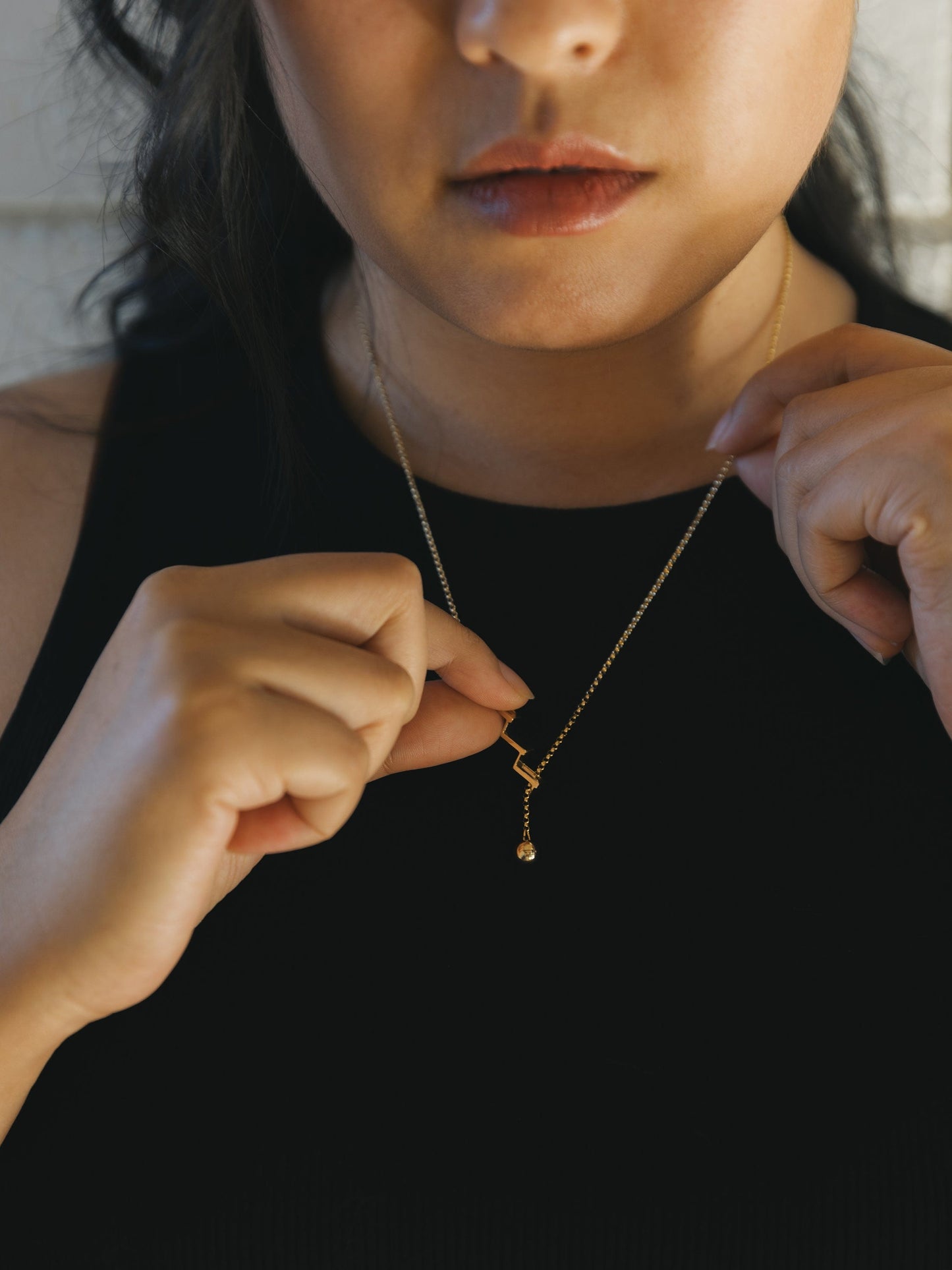 Cascade Lariat | Adjustable Lariat Necklace