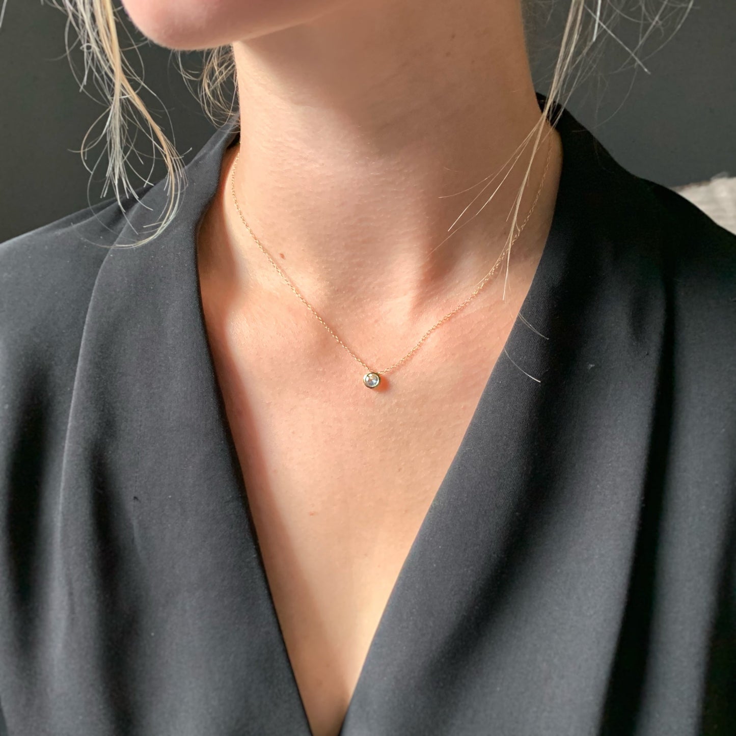 Birthstone Solitaire Necklace