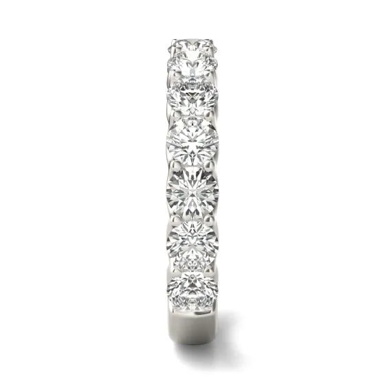 2 1/15 CTW Round Lab Grown Diamond Ring 14K White Gold (G-VS)