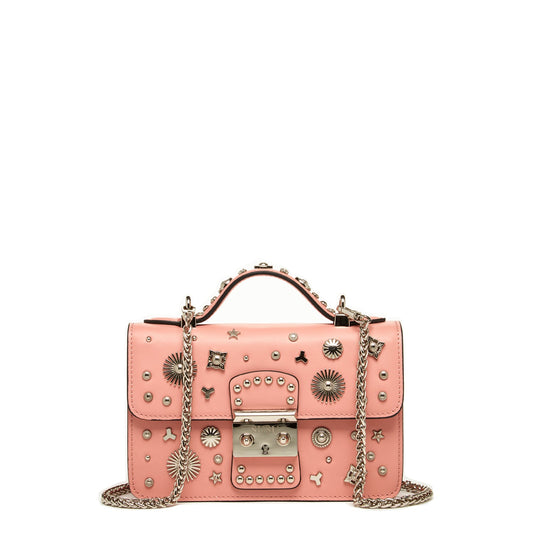 SUSU Pink Purse Small Leather Crossbody Bag Women's Handbag