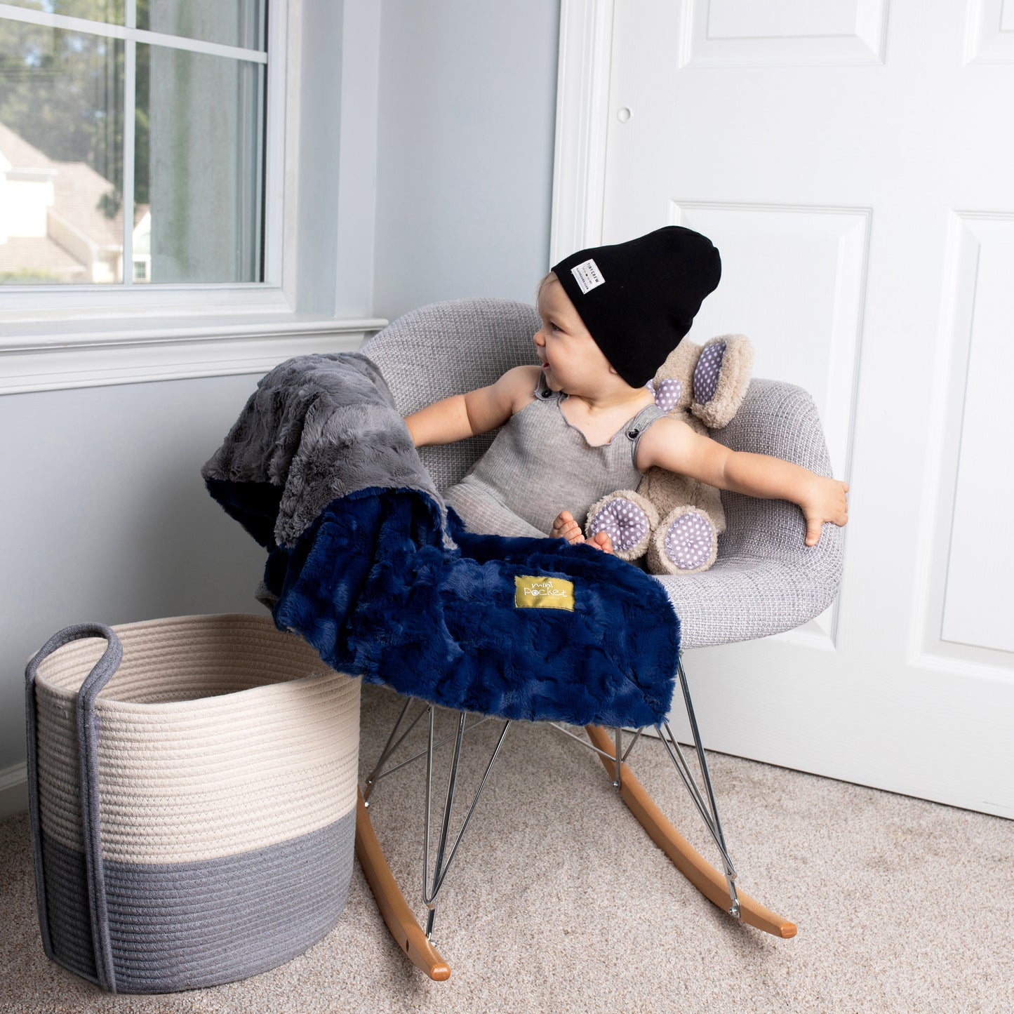 MICO FAUX FUR BABY BLANKET